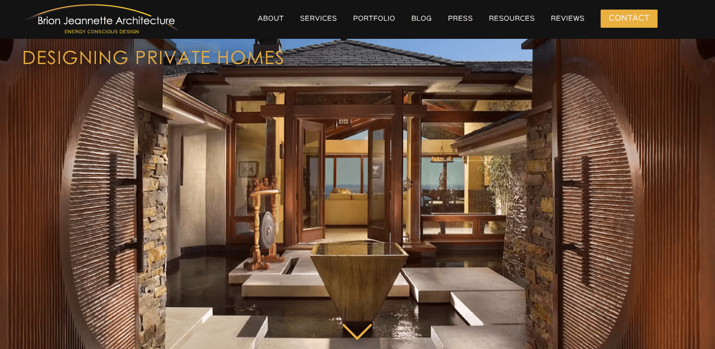 Brion Jeannette Architecture Website