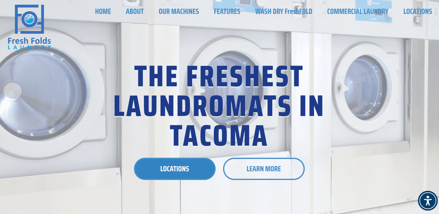 Fresh Folds laundry Website